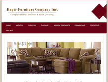 Tablet Screenshot of hagerfurniture.com